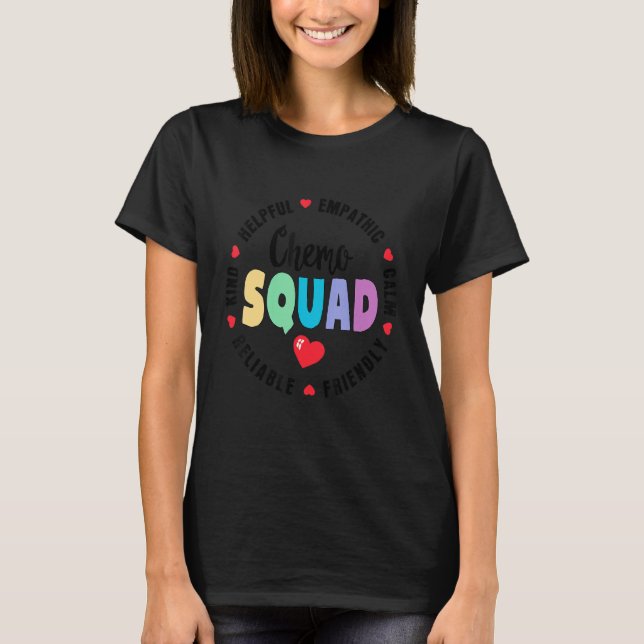 Chemo Squad Infusion Future Oncology Sjuksköterska T Shirt (Framsida)