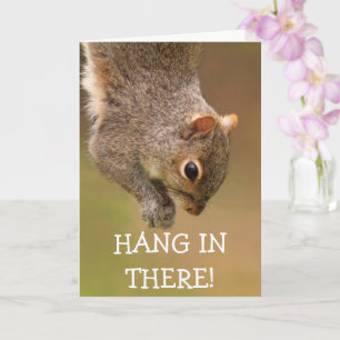 Chemo Support Cute Squirrel Kort