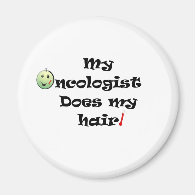 ChemoHair Blk Ltrs Magnet (Framsidan)