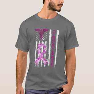 Chemoterapi Nurse Chemo Nurse American Flagga Onco T Shirt