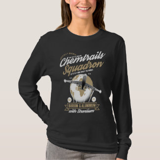 Chemtrail Flight Squardon   Pilot T Shirt