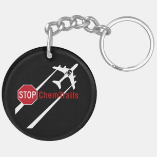 Chemtrail Flygplan-beständiga kontrails Skullben