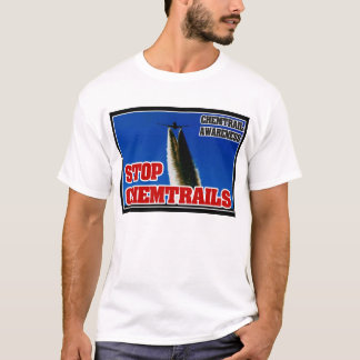 CHEMTRAIL-MEDVETENHETEN - STOPPA CHEMTRAILS T-SHIRT