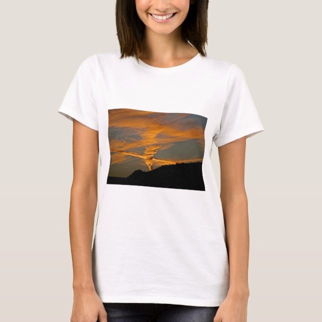 Chemtrail solnedgång tee shirt (Framsida)