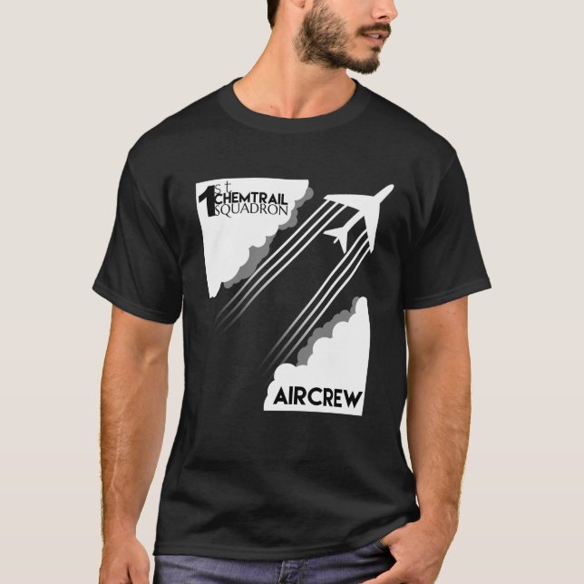 Chemtrail Squadron Aircrew T-shirt design (Framsida)