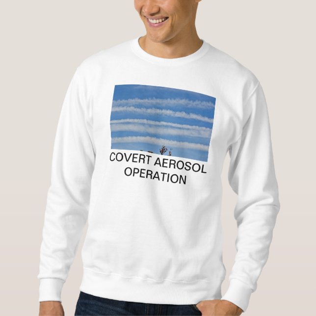 CHEMTRAIL TSHIRT LÅNGÄRMAD TRÖJA (Framsida)