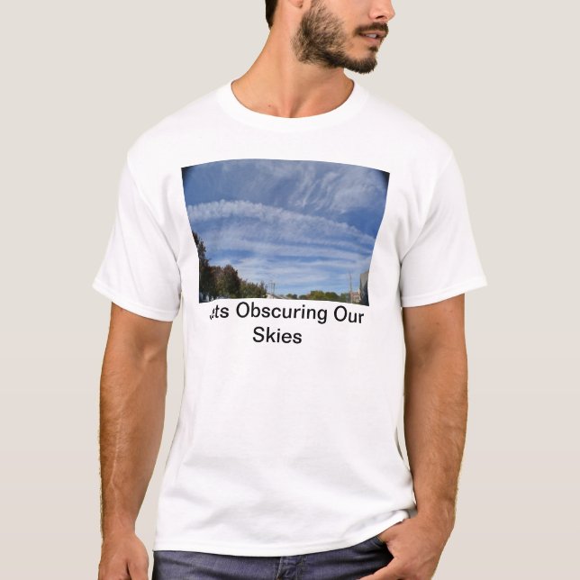 Chemtrail Tshirt Tee Shirt (Framsida)