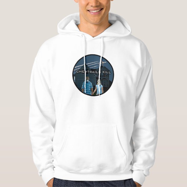 CHEMTRAILS-DÖDA HOODIE (Framsida)