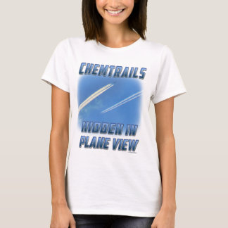 Chemtrails i Flygplan View Tee Shirt