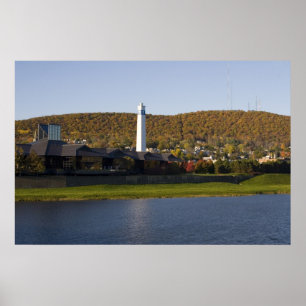 Chemung River i Corning NY Poster
