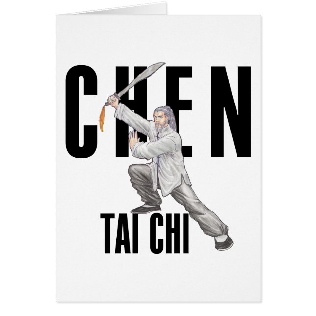 Chen Tai Chi Hälsningskort (Framsidan)