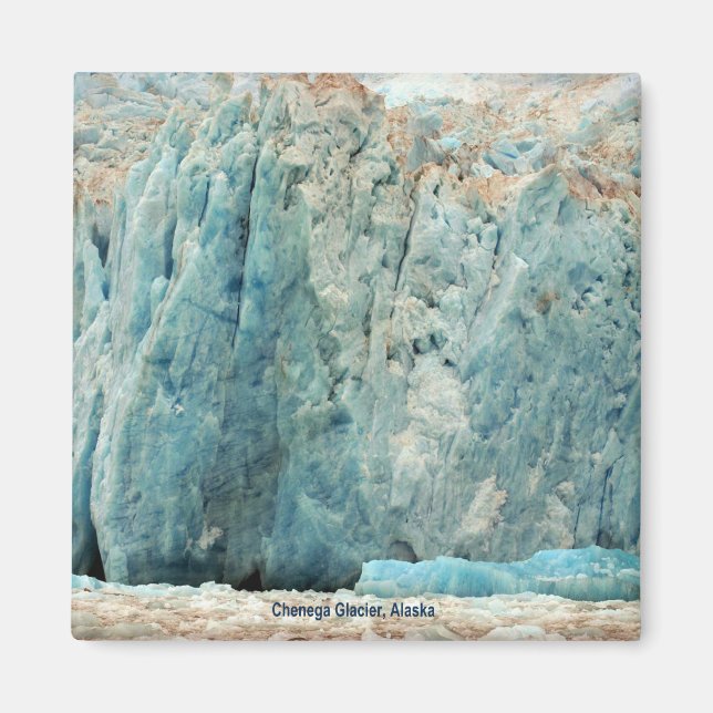 Chenega Glacier, Alaska Magnet (Framsidan)