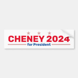 Cheney 2024-stötdekal bildekal