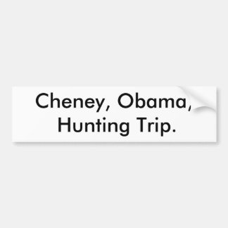 Cheney, Obama, jakt Bildekal