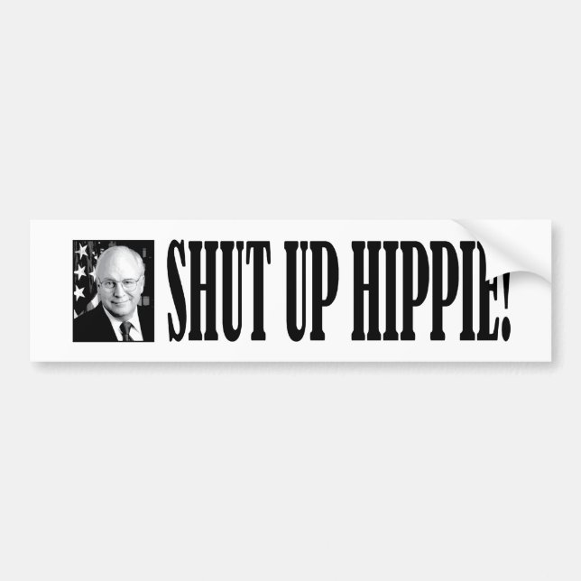 cheney_shutup_bmprstkr bildekal (Framsidan)