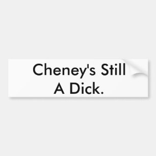 Cheneys stillbild en Dick. Bildekal