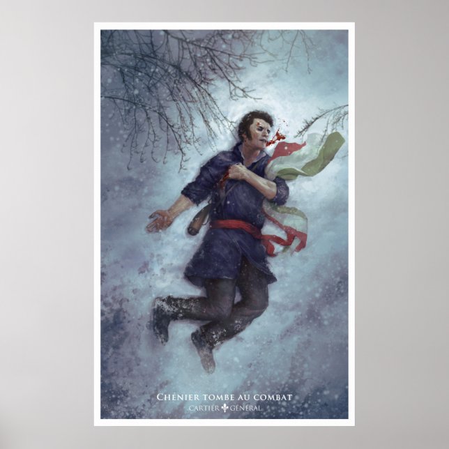 Chénier tombe au war poster (Framsidan)