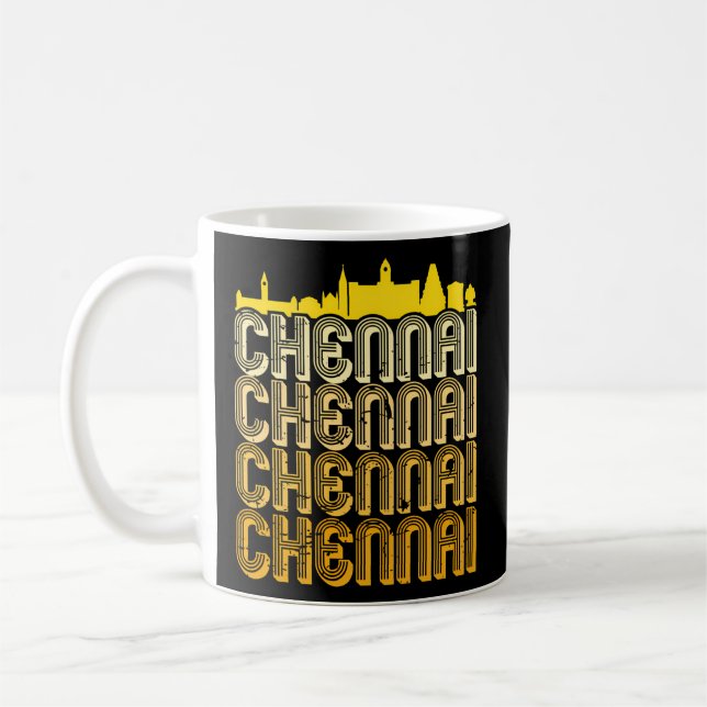 Chennai Madras Himlar Tamil Tamilnadu Kaffemugg (Vänster)