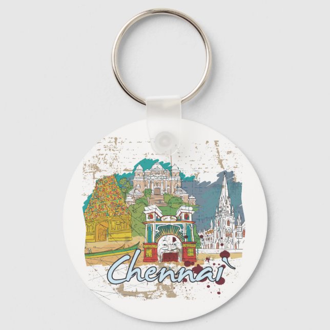 Chennai Nyckelring (Framsida)