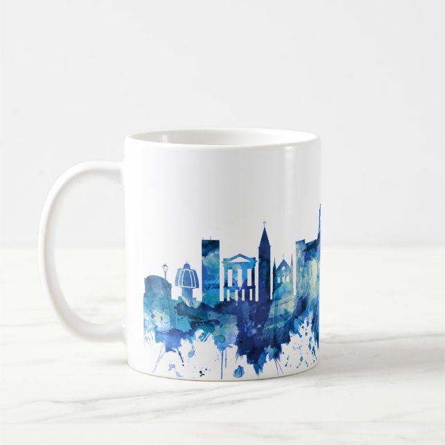 Chennai Tamil Nadu Skyline Blue Kaffemugg (Vänster)