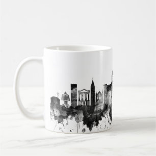 Chennai Tamil Nadu Skyline BW Kaffemugg