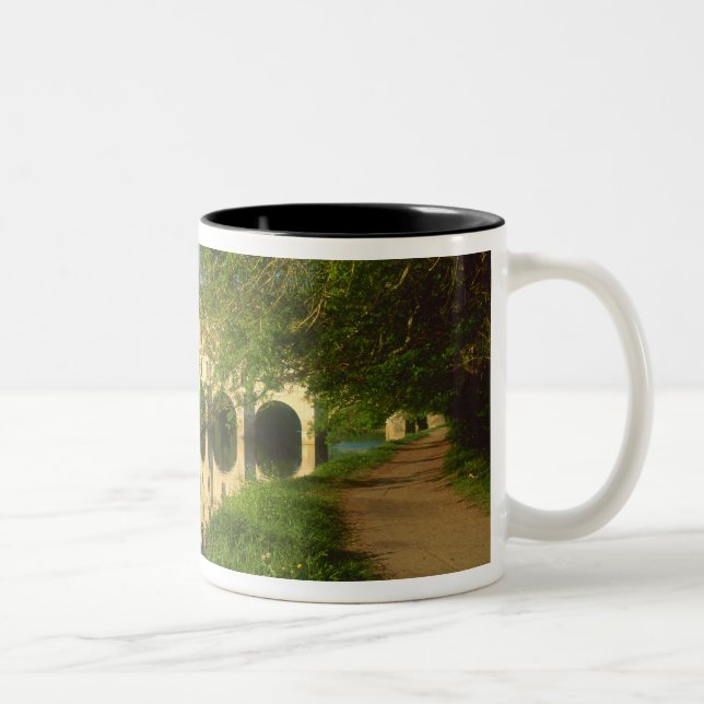 Chenonceau Chateau, Loire Valley Två-Tonad Mugg (Höger)