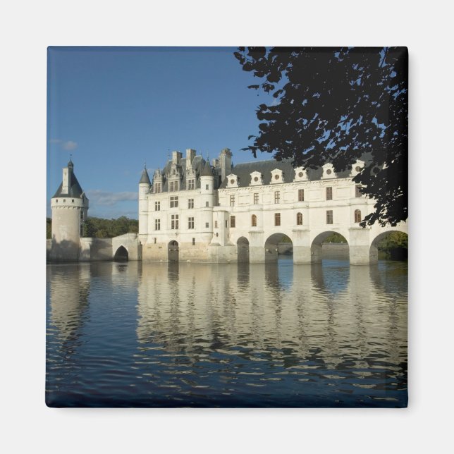 Chenonceau Chateau, River Cher, Loir-et-Cher, 2 Magnet (Framsidan)