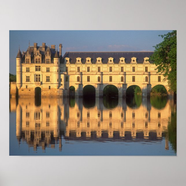 Chenonceau Chateau, River Cher, Loir-et-Cher Poster (Framsidan)