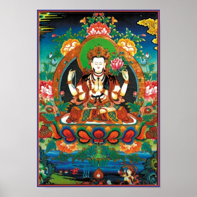 Chenrezig Poster (Framsidan)
