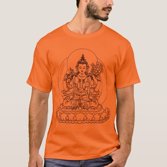 Chenrezigbrn Tee Shirt (Framsida)