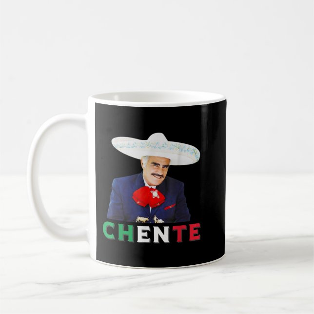Chente Vicente Fernandez - Sigo Siendo El Rey Mexi Kaffemugg (Vänster)