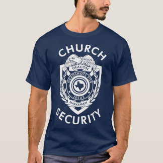 Cheon för kyrkans säkerhetshandel t shirt