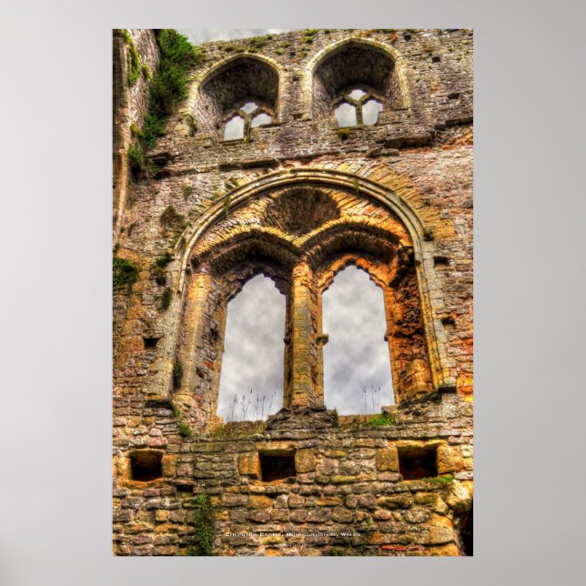 Chepstow Castle Window II, Monmouthshire, Wales Poster (Framsidan)