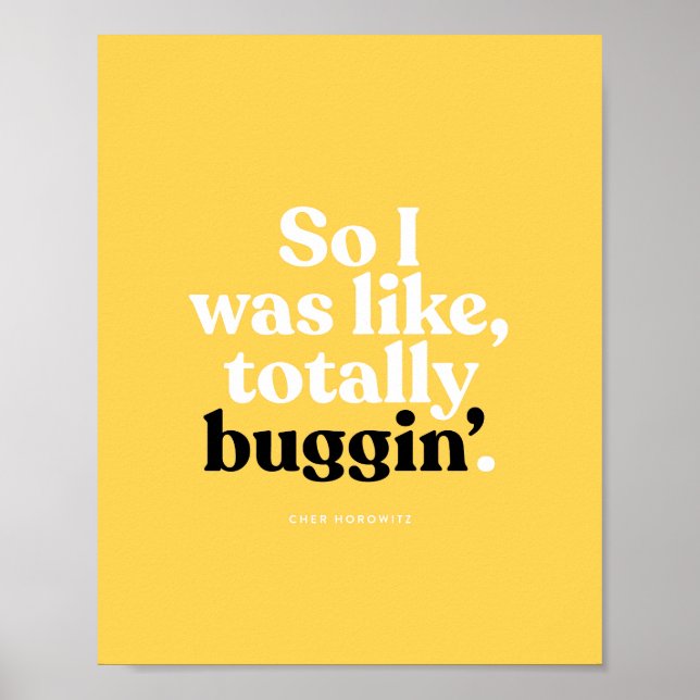 Cher Horowitz - Cluless - jag var som om Poster (Framsidan)
