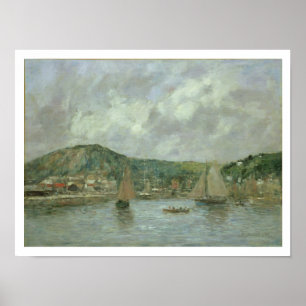Cherbourg 1883 (olja på kanfas) poster