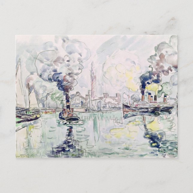 Cherbourg 1931 vykort (Framsida)