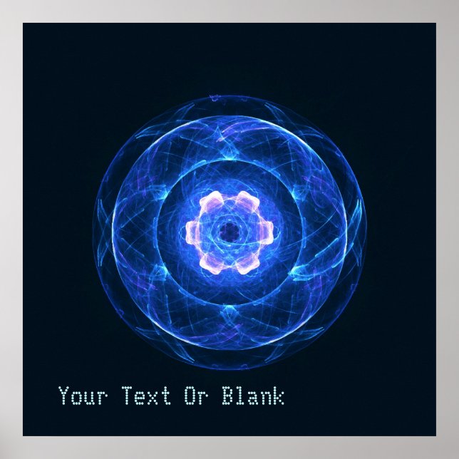 Cherenkov-strålning Poster (Framsidan)