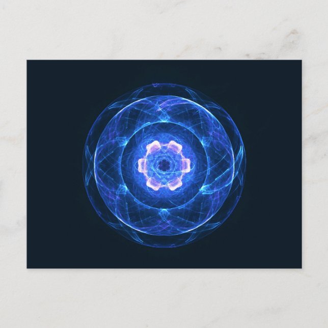 Cherenkov-strålning Vykort (Framsida)