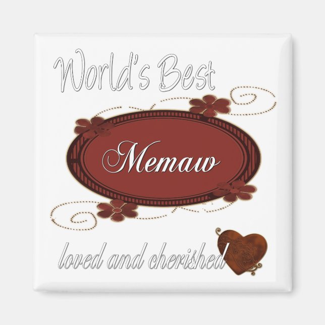 Chererad Memaw Magnet (Framsidan)