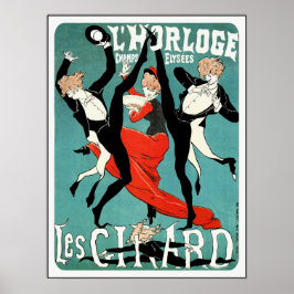 Cheret Art nouveau Poster: Les Girard: Dance Poster