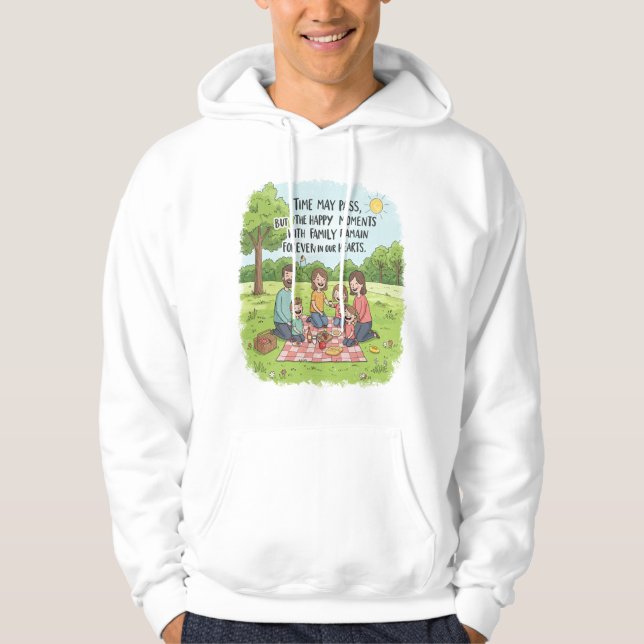 Cherfied Family Bonds Doodle Tee Hoodie (Framsida)