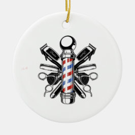 Cherie Huntley The Barber Collection Julgransprydnad Keramik