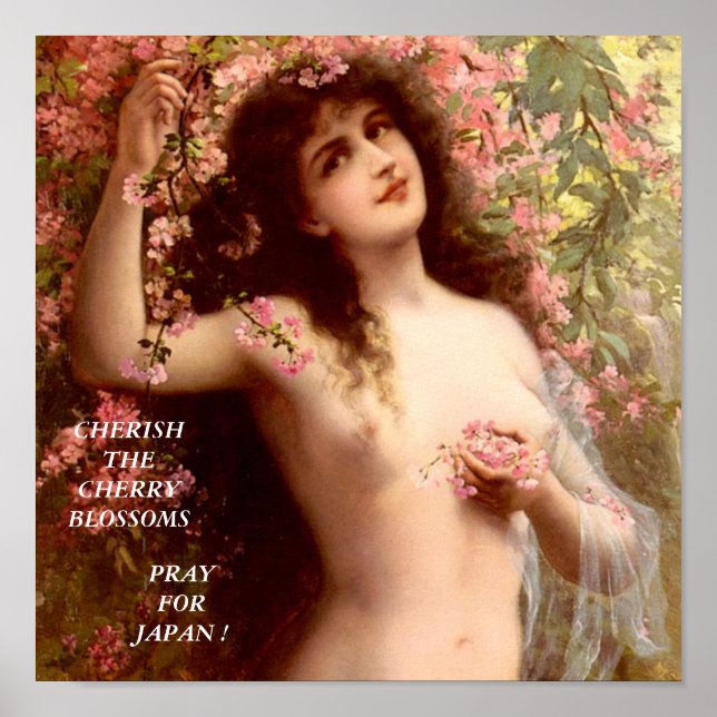 CHERISH CHERRY BLOMMARS POSTER (Framsidan)