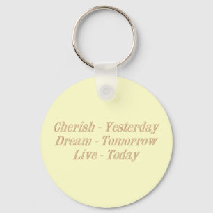 Cherish gult nyckelring