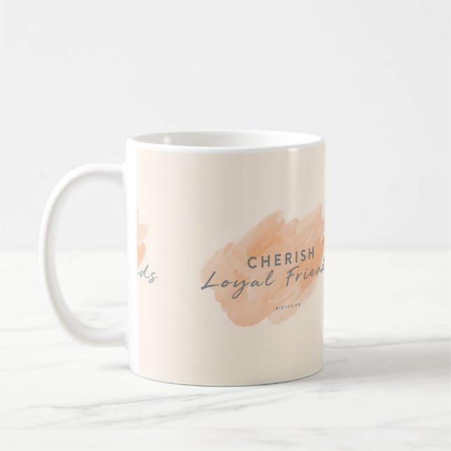 Cherish Loyal Friends: Din Perfekt Coffee Mugg 💖 (Vänster)
