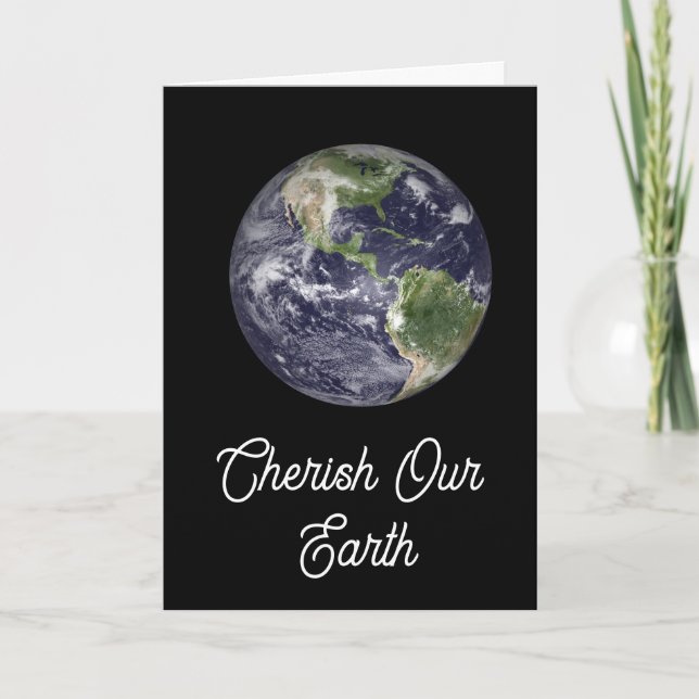 Cherish our Earth: Blank Kort (Framsida)