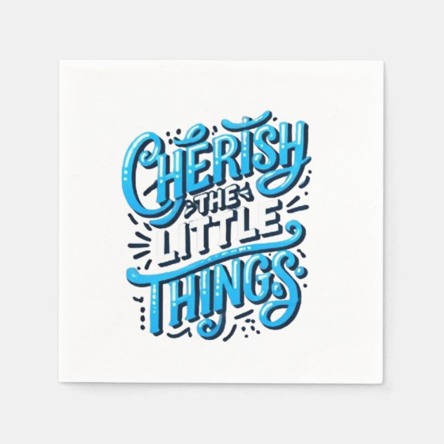 Cherish the Little Sak-Napkin Pappersservett (Framsidan)