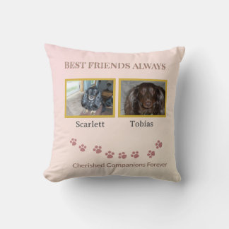 Cherished Companions Pawprint Kudde