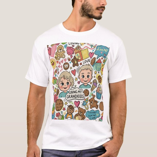 Cherishing Barnbarn: Heartwarming Photo Gifts for T Shirt (Framsida)