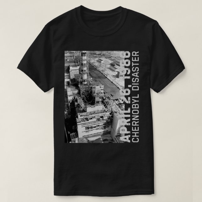Chernobyl Disaster 1986 T Shirt (Design framsida)